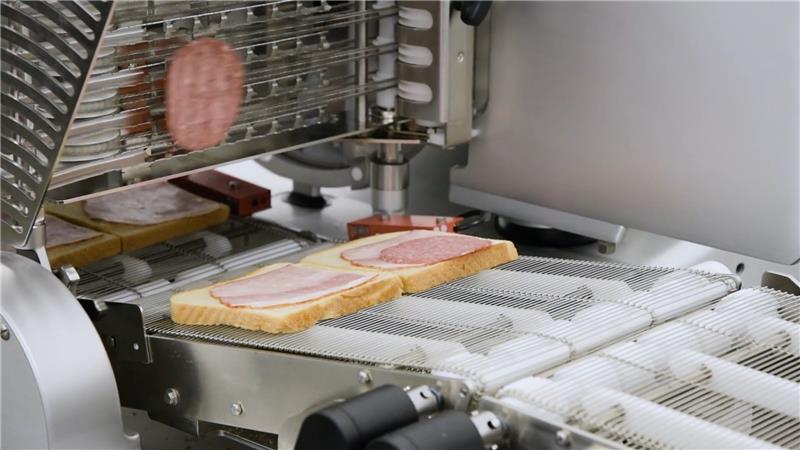 Bizerba VSI Endüstriyel Otomatik Dilimleme Makinası Sandwich Kesim
